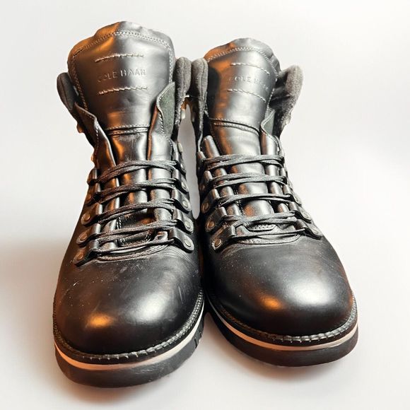 Cole Haan Men\'s ZeroGrand Hiker Boot Black Leather Style C30403 - Size 11.5 main image 5
